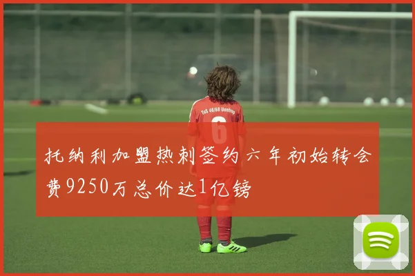 托纳利加盟热刺签约六年初始转会费9250万总价达1亿镑